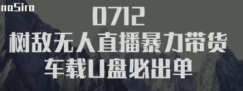 树敌‮习研‬社抖音无人直播暴力带货车载U盘必出单，单号单日产出300纯利润-灵动共创