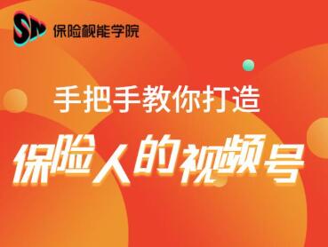 保险视能学院：手把手教你打造保险人的视频号【视频课程】-灵动共创
