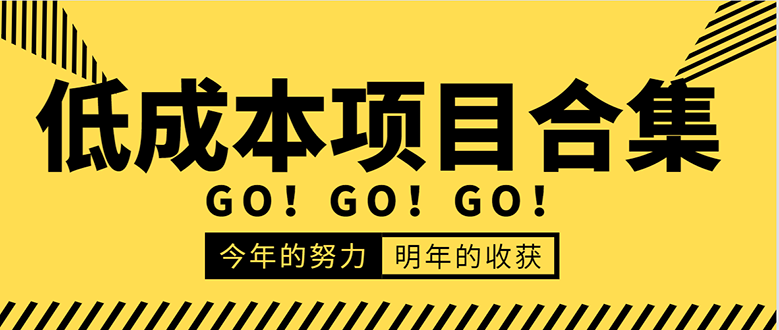 低成本零成本项目合集：赚钱快的慢的、暴利的，线上线下的，价值万元资料-灵动共创