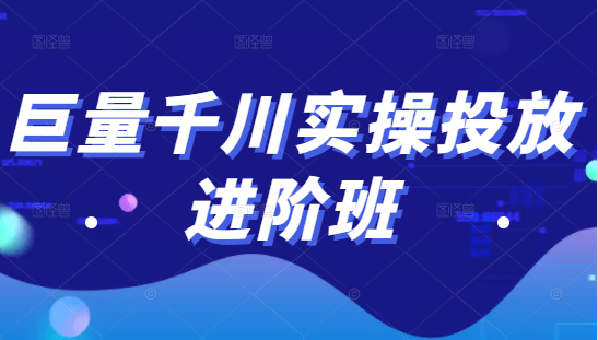巨量千川实操投放进阶班，投放策略、方案，复盘模型和数据异常全套解决方法-灵动共创