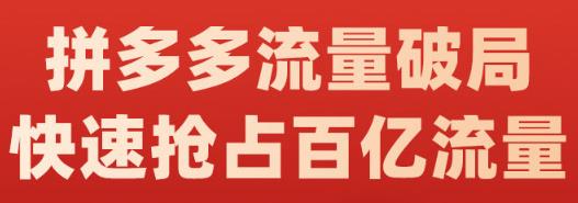阿杰·拼多多流量破局:如何打黑标，爆款的思路，拼多多流量框架，快速抢占百亿流量-灵动共创