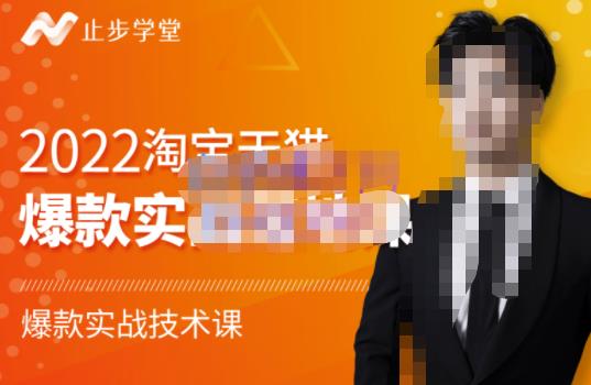 止步学堂·2022淘宝天猫爆款打造系列课-比克，爆款实战落地教程价值1980元-灵动共创