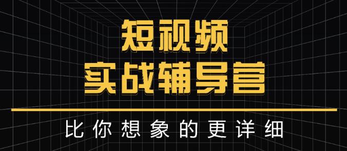 达人队长:短视频实战辅导营，比你想象的更详细-灵动共创
