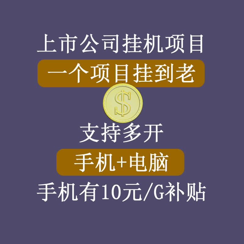 正规挂机项目，支持手机电脑一起挂，支持虚拟机多开，可以挂到老-灵动共创