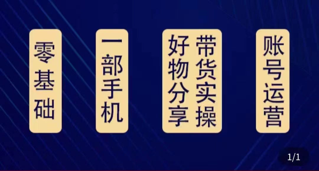 好物分享高阶实操课：0基础一部手机做好好物分享带货（24节课）-灵动共创