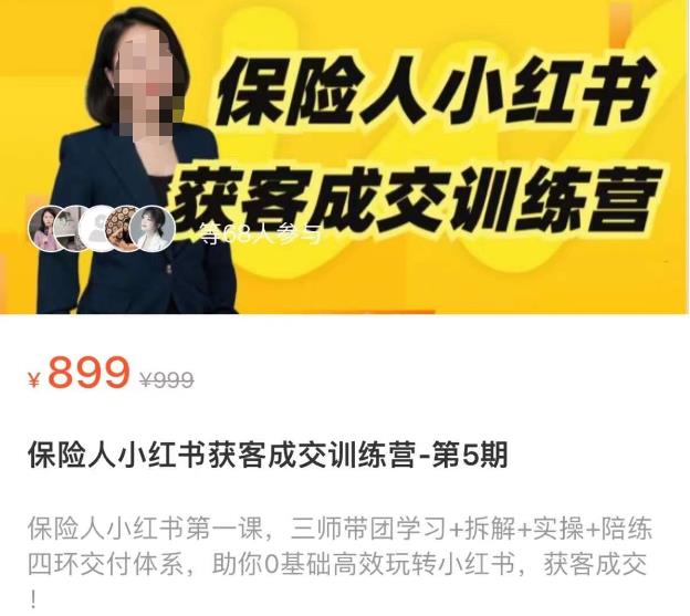 保险人小红书获客成交训练营，0基础高效玩转小红书，可复制的获客成交之路-灵动共创
