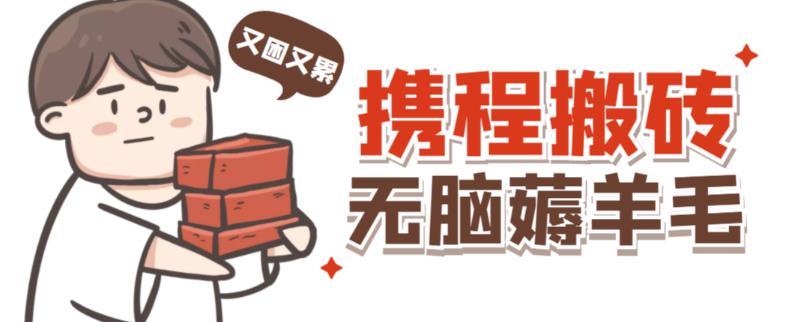 携程最新无脑薅羊毛低保玩法，后期稳定一天几十的收益，可多号放大收益-灵动共创