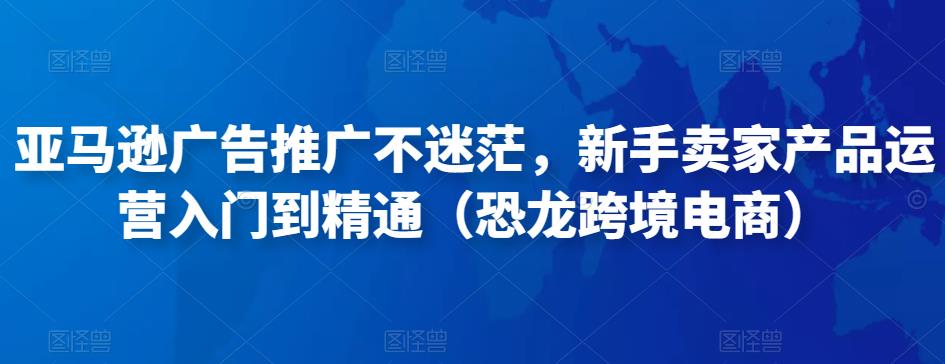 亚马逊广告推广不迷茫，新手卖家产品运营入门到精通（恐龙跨境电商）-灵动共创