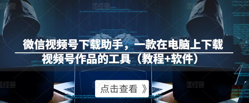 微信视频号下载助手，一款在电脑上下载视频号作品的工具（教程+软件）-灵动共创