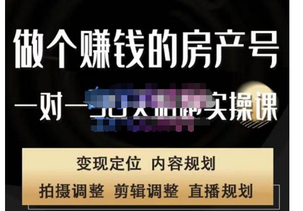 刘广标·同城房产号线上陪跑课，拍摄、剪辑、写文案、直播，做一个具有潜力价值的房产号-灵动共创