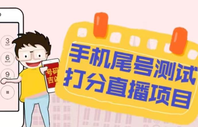 最新抖音爆火的手机尾号测试打分无人直播项目，轻松日赚几百+【打分脚本+详细教程】-灵动共创