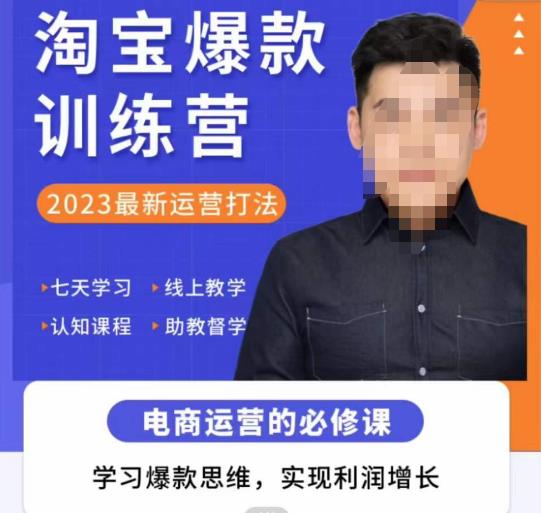 爱上黄昏·淘宝爆款训练营，2023最新运营打法，学习爆款思维，实现利润增长-灵动共创