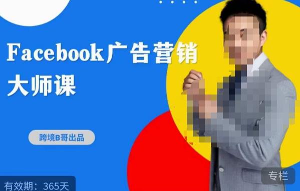 跨境b哥·2023Facebook广告营销大师课，挖掘广告商机，寻找精准客户-灵动共创