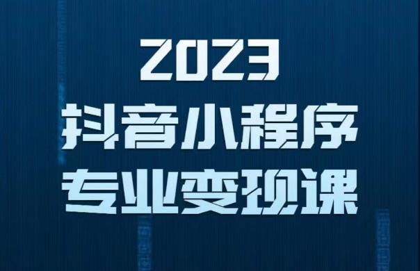 2023年抖音小程序变现保姆级教程，0粉丝新号，无需实名，3天起号，第1条视频就有收入-灵动共创