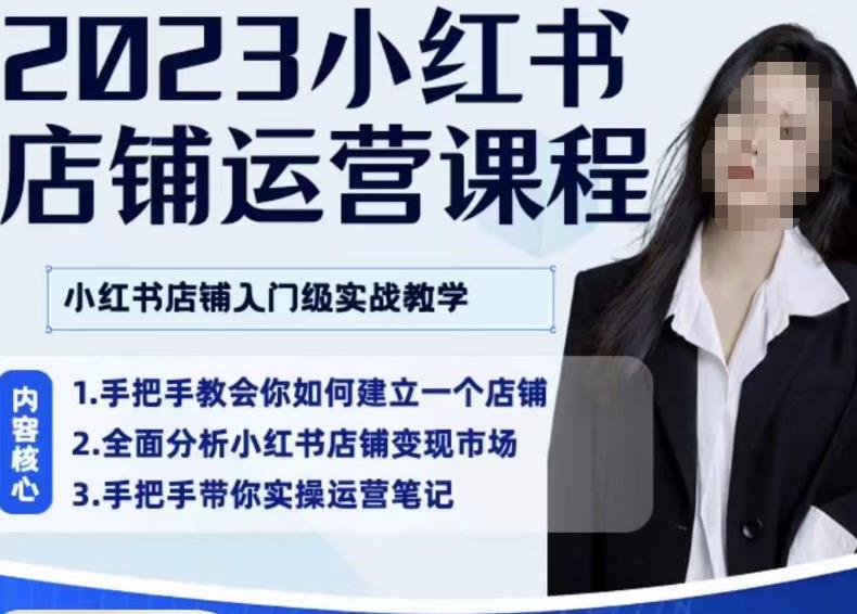 陶金金·2023小红书店铺运营课，小红书店铺入门实战教学-灵动共创