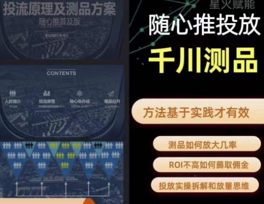 爱做号的老王·随心推+千川投流，投放实操拆解和放量思维，投流原理、千川测品-灵动共创