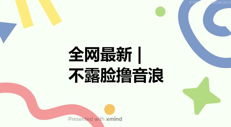 全网最新不露脸撸音浪，跑通自动化成交闭环，实现出单+收徒收益最大化【揭秘】-灵动共创