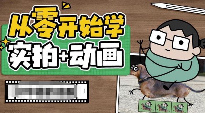 从零开始学实拍加动画，实拍加动画创意教程-灵动共创