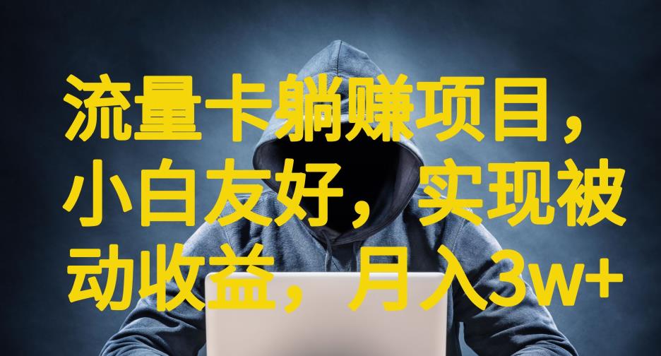 流量卡躺赚项目，小白友好，开设后台，实现被动收益，只要出卡，就能一直赚钱，利润高昂【揭秘】-灵动共创