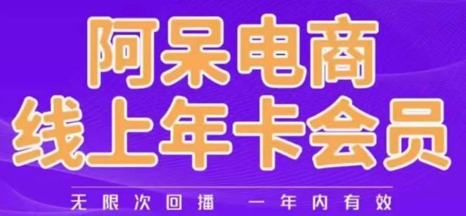 阿呆电商线上年会员，阿呆电商干货分享（更新中）-灵动共创