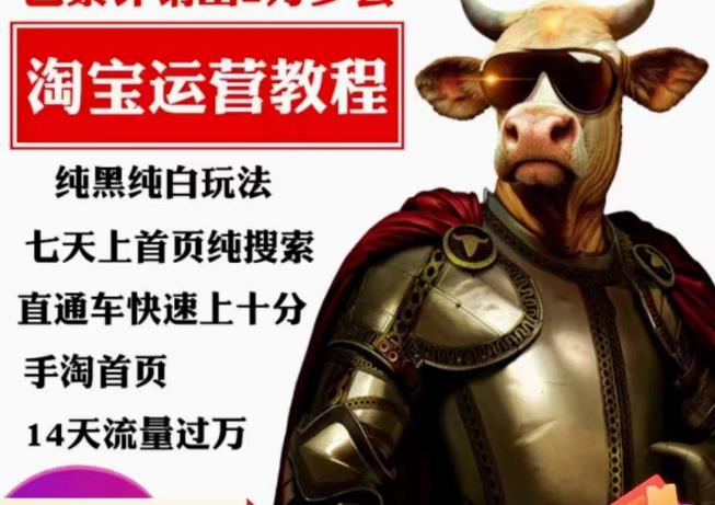 猫老师·淘系算法逆向解密，​纯黑纯白玩法，七天上首页纯搜索，手淘首页14天流量过万-灵动共创