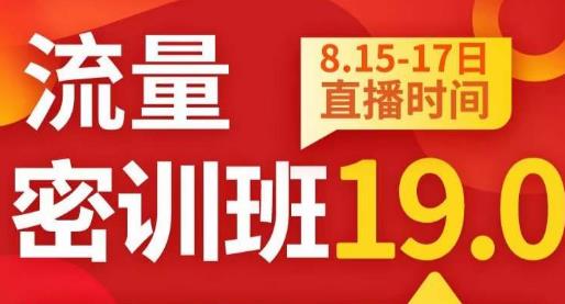 秋秋线上流量密训班19.0，打通流量关卡，线上也能实战流量破局-灵动共创