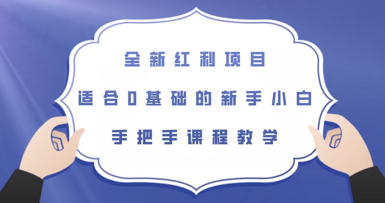 全新红利项目，适合0基础的新手小白，手把手课程教学【揭秘】-灵动共创