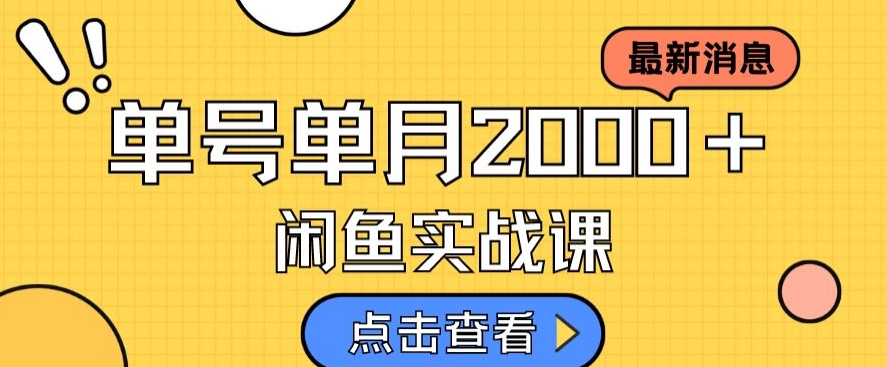 最新闲鱼日入500＋，虚拟资料变现喂饭级讲解-灵动共创