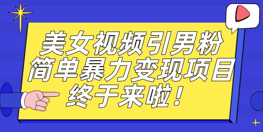 价值3980的男粉暴力引流变现项目，一部手机简单操作，新手小白轻松上手，每日收益500+【揭秘】-灵动共创