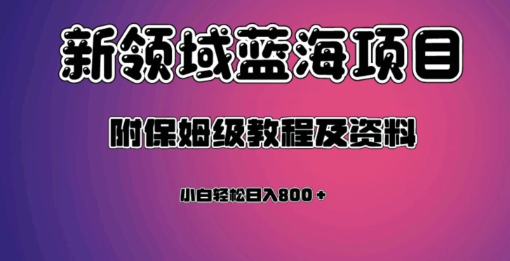 虚拟资源蓝海领域新项目，轻松日入800＋，附保姆级教程及资料-灵动共创