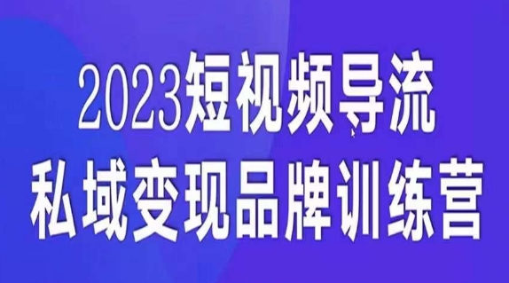 短视频导流·私域变现先导课，5天带你短视频流量实现私域变现-灵动共创