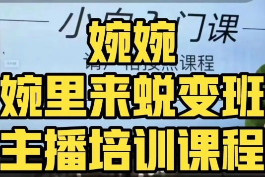 婉婉·婉里来蜕变班（主播课）全方位理解底层逻辑并灵活运用-灵动共创