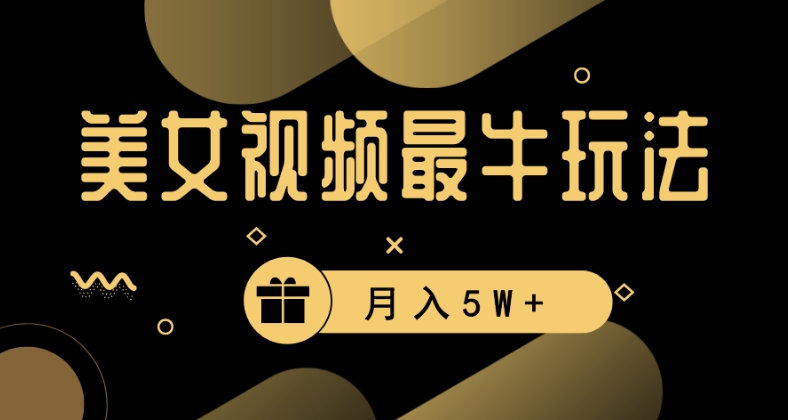 美女短视频最牛玩法，流量高，变现快，轻松月入5W+【揭秘】-灵动共创