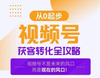 视频号获客转化全攻略，手把手教你打造爆款视频号！-灵动共创