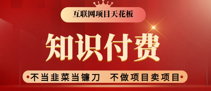 2024互联网项目天花板，新手小白也可以通过知识付费月入10W，实现财富自由【揭秘】-灵动共创