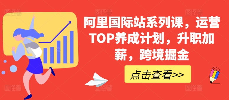 阿里国际站系列课，运营TOP养成计划，升职加薪，跨境掘金-灵动共创