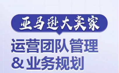 亚马逊大卖家-运营团队管理&业务规划，为你揭秘如何打造超强实力的运营团队-灵动共创