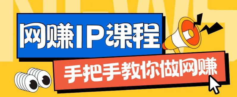 ip合伙人打造1.0，从0到1教你做网创，实现月入过万【揭秘】-灵动共创