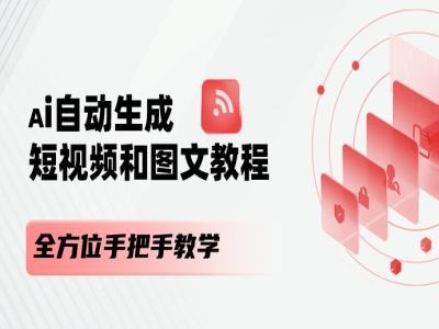 AI自动生成短视频和图文课程，全方位手把手教学-灵动共创