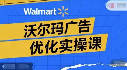 沃尔玛广告优化实操课，广告报告实操讲解，广告如何提高转化和ROAS等-灵动共创