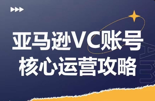 亚马逊VC账号核心玩法解析，实战经验拆解产品模块运营技巧，提升店铺GMV，有效提升运营利润-灵动共创