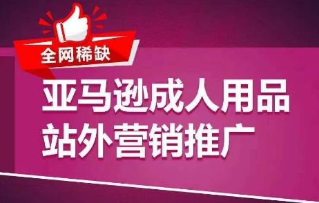 全网稀缺！亚马逊成人用品站外营销推广，​教你引爆站外流量，开启爆单模式-灵动共创