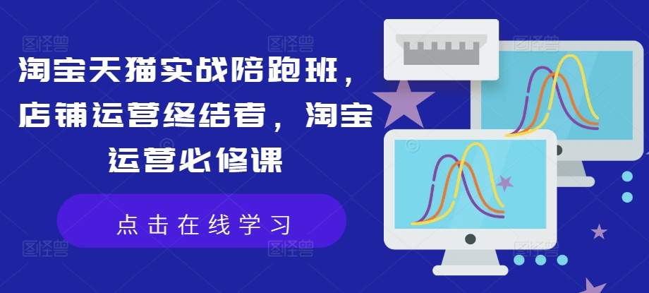 淘宝天猫实战陪跑班，店铺运营终结者，淘宝运营必修课-灵动共创