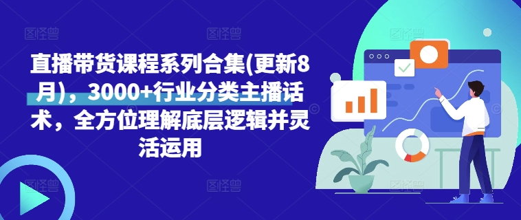 直播带货课程系列合集(更新8月)，3000+行业分类主播话术，全方位理解底层逻辑并灵活运用-灵动共创