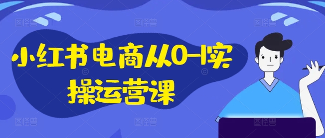 小红书电商从0-1实操运营课，小红书手机实操小红书/IP和私域课/小红书电商电脑实操板块等-灵动共创