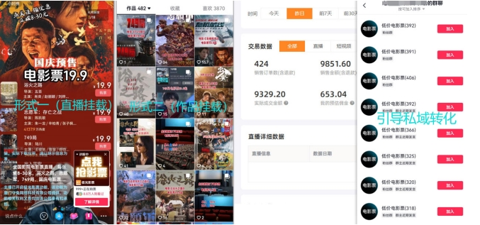 电影票小程序挂载_蹭新电影热度+后续流量延伸【揭秘】-灵动共创