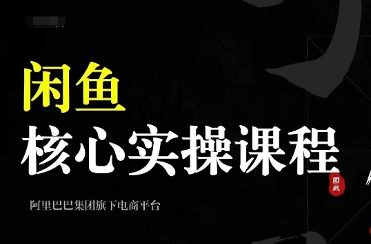 2024闲鱼核心实操课程，从养号、选品、发布、销售，教你做一个出单的闲鱼号-灵动共创