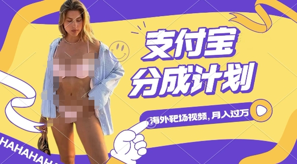利用海外靶场射击视频，挣支付宝分成收益，轻松月入过W【揭秘】-灵动共创