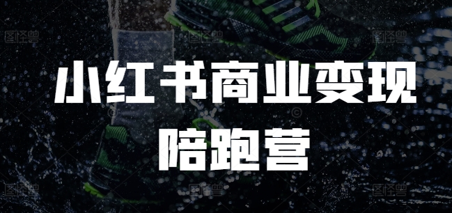 小红书商业变现陪跑营，小红书电商教程-灵动共创