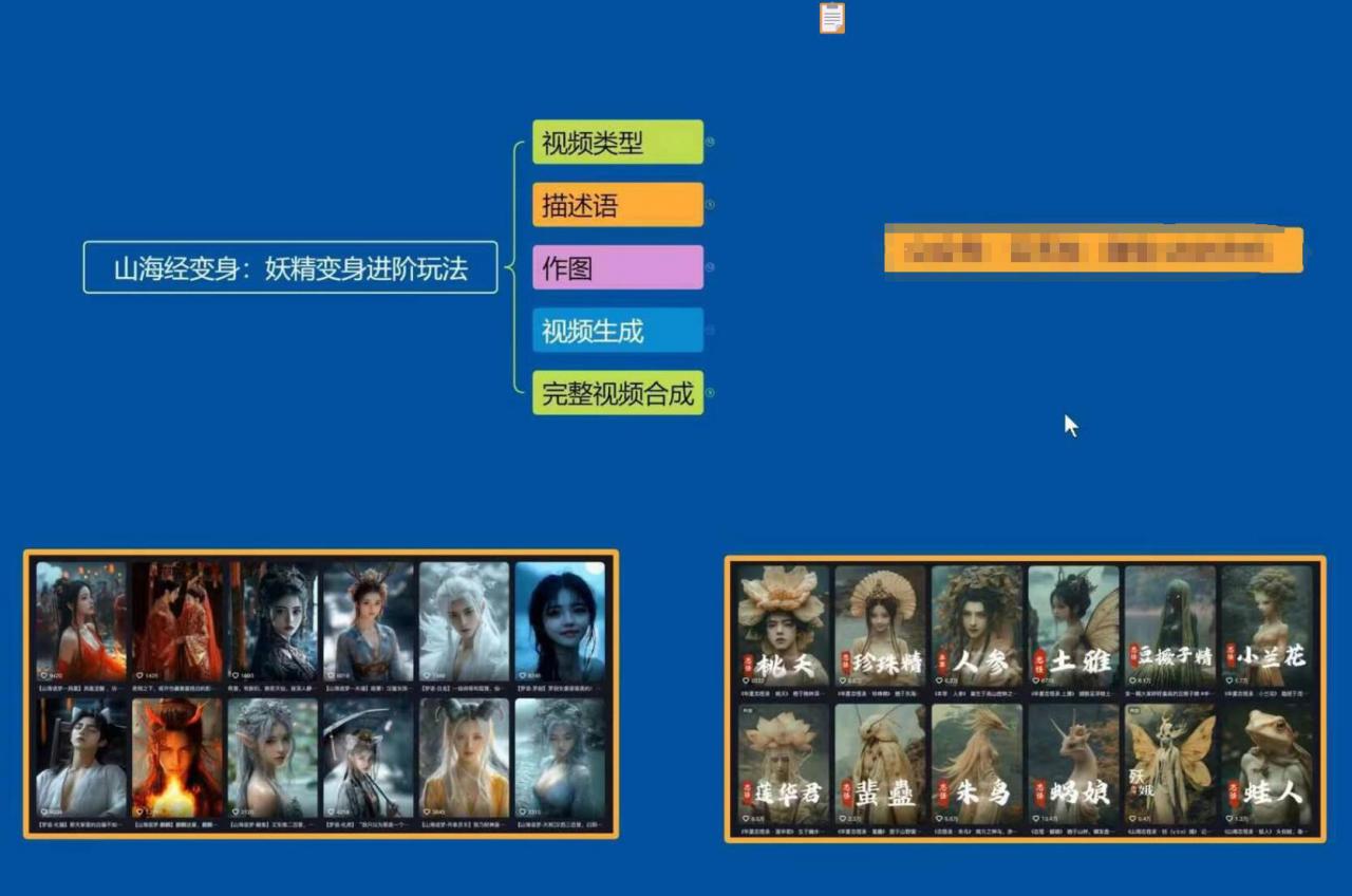 云天AI山海经变身视频教程，妖精变身进阶保姆级教学-灵动共创